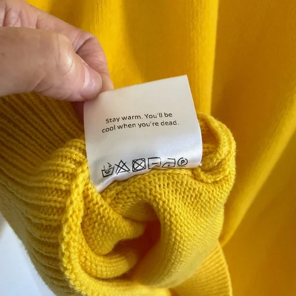 Amiss Conception Unisex Yolk Classic Crewneck Sweater - Picture 6 of 13